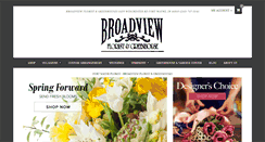 Desktop Screenshot of broadviewflorist.net